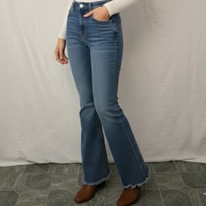 RISEN JEANS SZ 15/32 Classic Denim Flare Jeans for Women